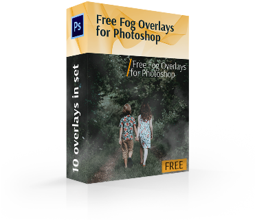 Free Fog Overlays For Photoshop Cover Box - Adobe Photoshop (370x344), Png Download