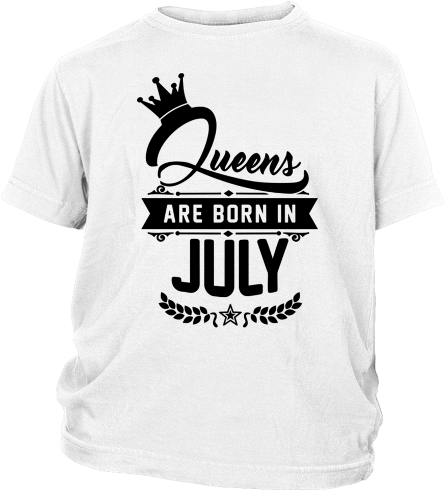 Queens Are Born In July - Youth Shirt - Mommy's Mighty Prince (960x960), Png Download