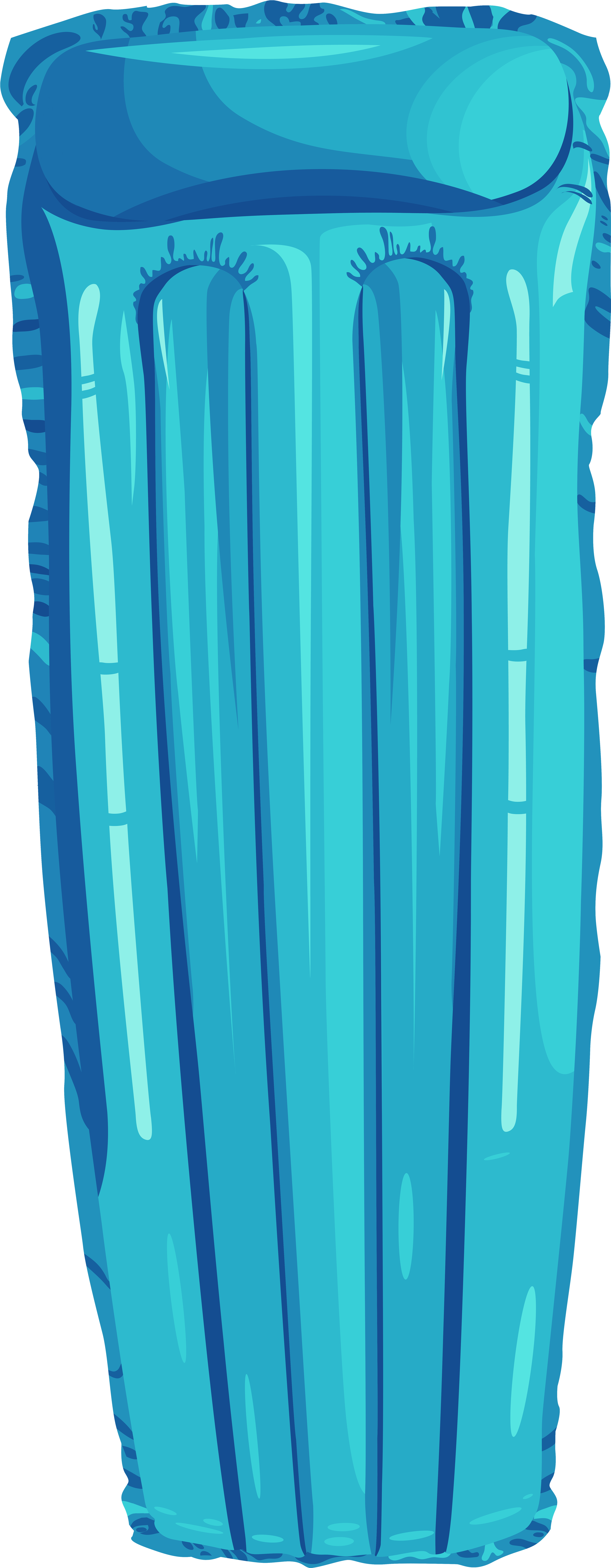 Inflatable Beach Mattress Png Clip Art - Inflatable Mattress Png (3346x8000), Png Download