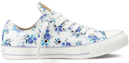 Chuck Taylor Floral - Design Own Shoe Converse Flower (450x450), Png Download