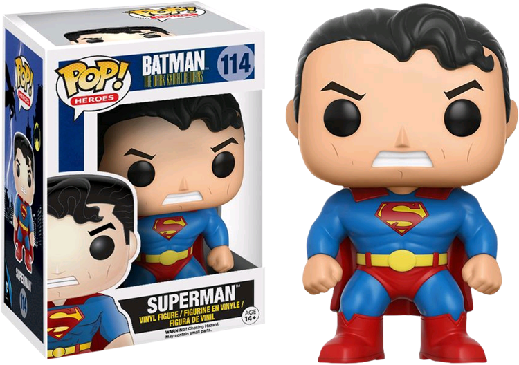 Funko Pop Dc Batman Dark Knight Returns - Funko Pop Batman Superman (750x528), Png Download