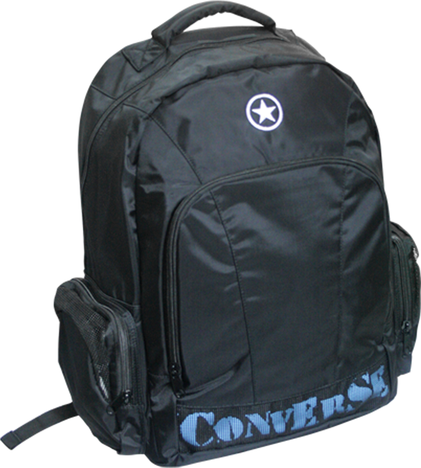 Converse Black Backpack Png Image - Portable Network Graphics (1440x1600), Png Download