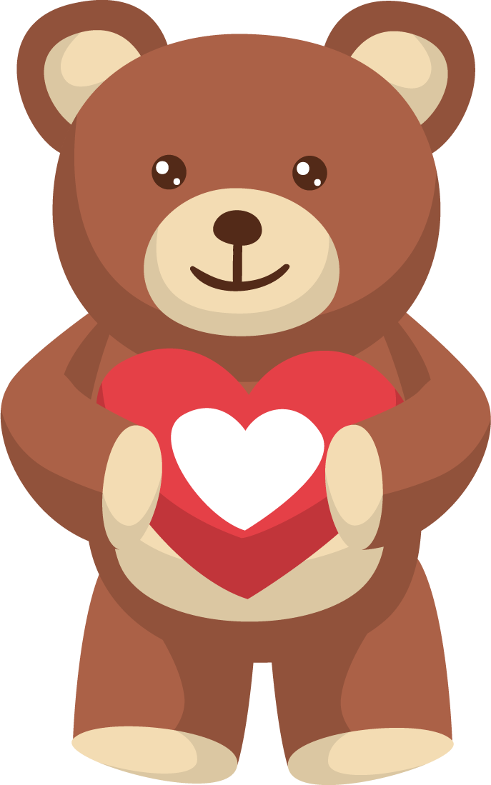Teddy Bear Clipart Png Image - Teaddy Bear Png (687x1099), Png Download