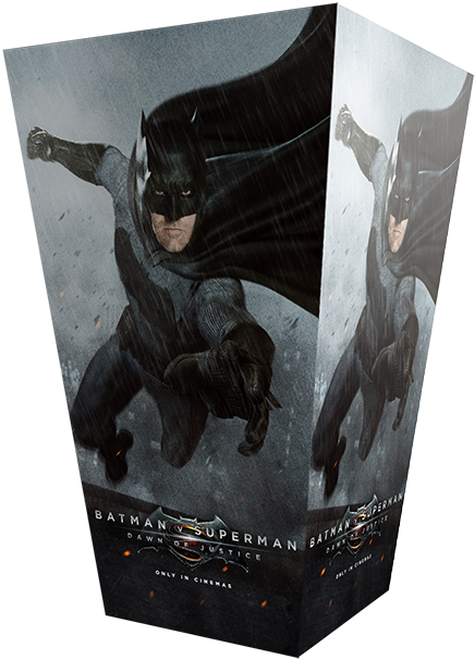 Superman Batman V Popcorn - Articulos De Batman Vs Superman (493x636), Png Download