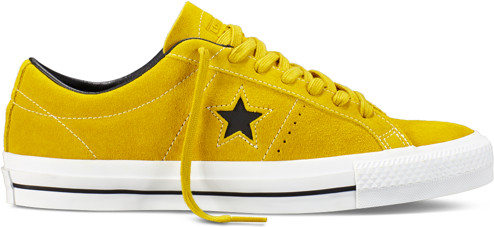 Cons One Star Pro - Cons One Star Pro Yellow (1000x1000), Png Download