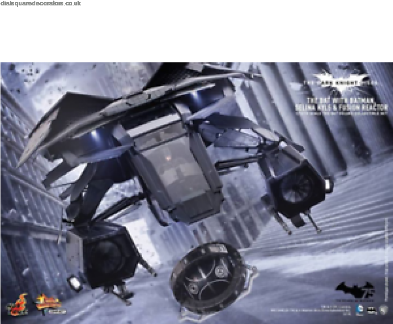 Wholesale Hot Toys Batman - Batman: The Dark Knight Rises - The Bat (800x785), Png Download