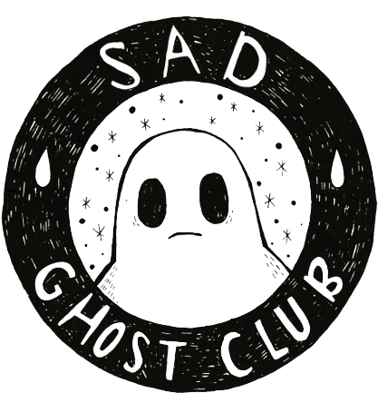 Ghost, Sad, And Club Image - Transparent Tumblr Png Sad (500x509), Png Download