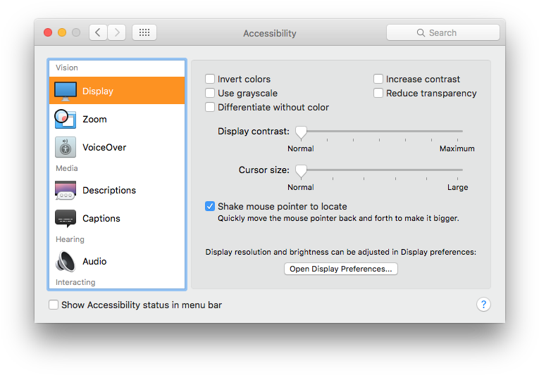 You Will Then See A Checkbox Labelled Shake Mouse Pointer - Free Magnifying Glass Windows Shake Mouse (780x544), Png Download