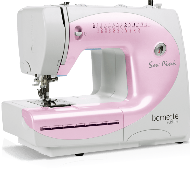 Bernette Sew Pink - Bernina Bernette Rome 5 Sewing Machine (640x567), Png Download