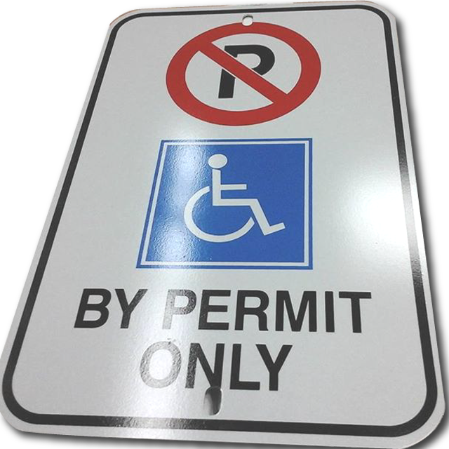 Handicap Parking - Traffic Sign (640x640), Png Download