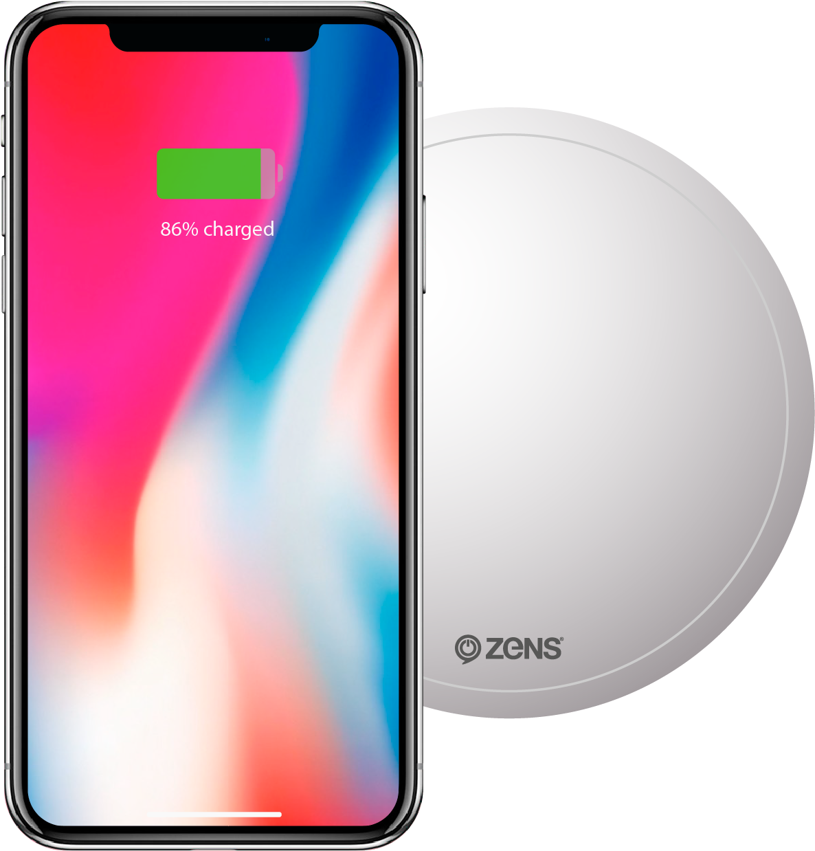 Create Innovative Qi Charging Hotspots For Your Customers - Smartphone (1319x1361), Png Download