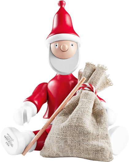 Santa Claus - Kay Bojesen Monkey (1140x530), Png Download