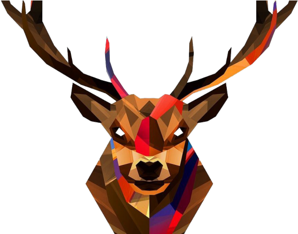 Deer Png Transparent Images - Transparent Background Black Deer Clipart (640x480), Png Download