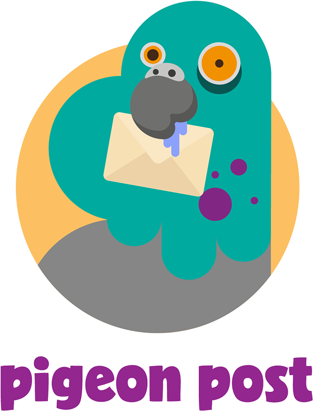 Pigeon Post Game - Cartoon (1400x1050), Png Download