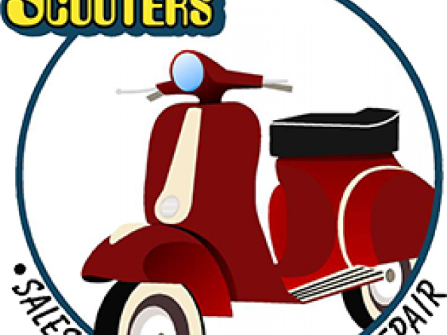 Bike Clipart Scooter - Gambar Vektor Motor Vespa (640x480), Png Download