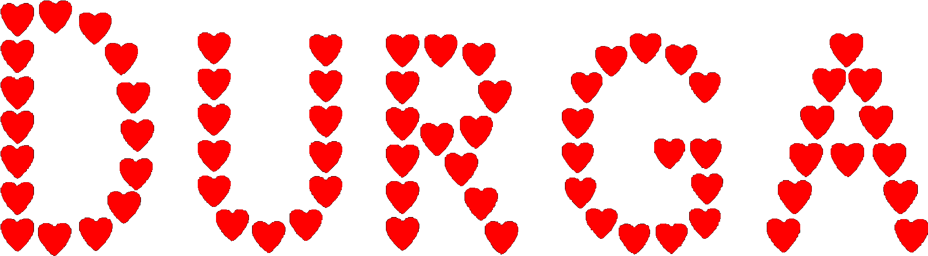 Durga Love Hearts Shirts - Graphic Design (2000x2000), Png Download