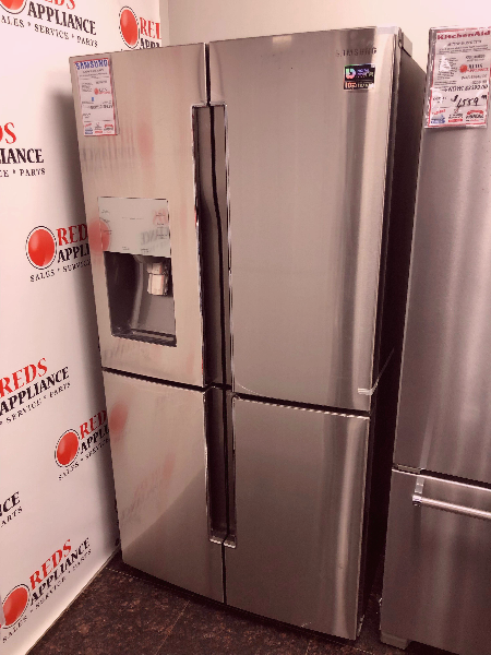 New Stainless Samsung Counter Depth 4-door Refrigerator - Refrigerator (450x600), Png Download