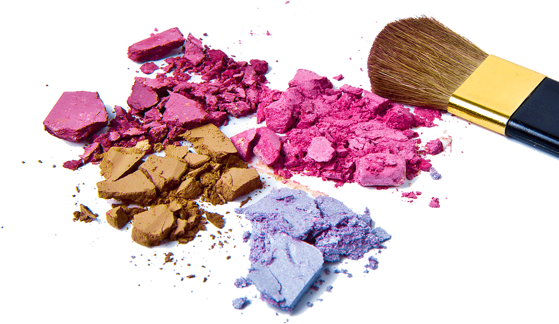New Colour Trends In Effect Pigments And Cosmetic Active - Shadow Background And Brush (1200x800), Png Download