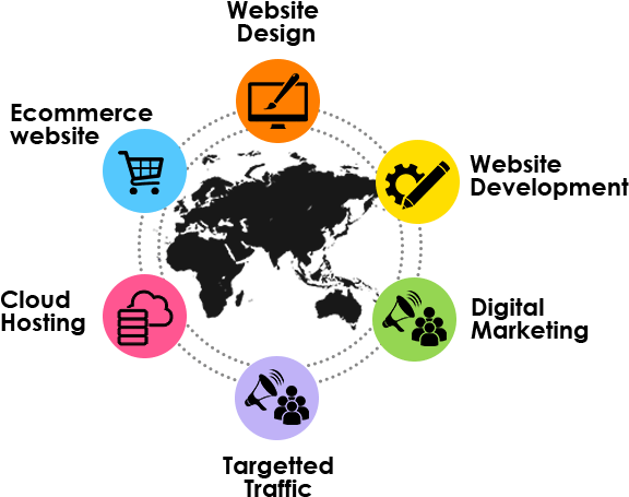 Website Development Company Delhi - Zoomable World Map (637x483), Png Download