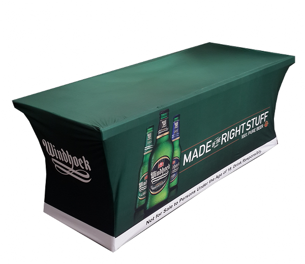 Click To Enlarge Image Printed Stretch Tablecloth 2 - Box (600x520), Png Download