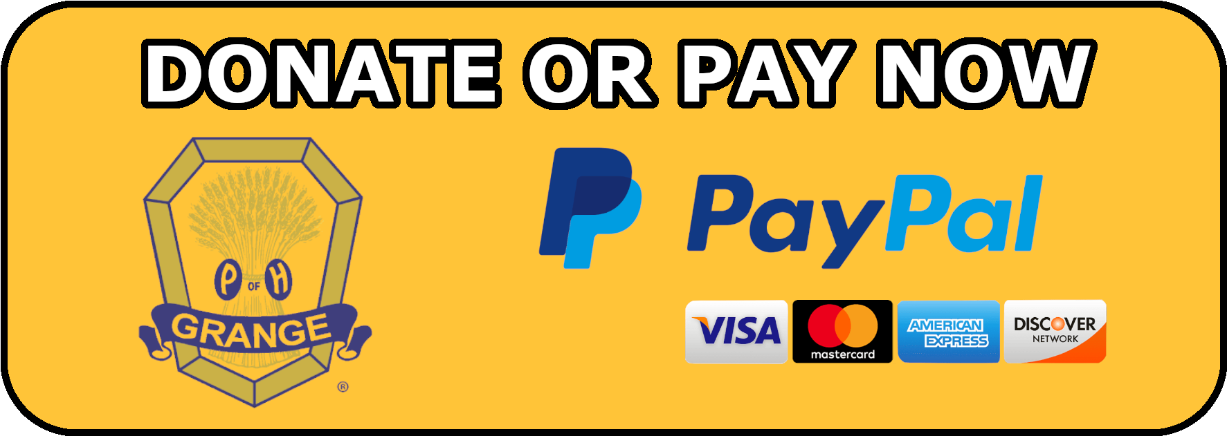 Donate Or Pay Now - National Grange Of The Order Of Patrons (1920x730), Png Download