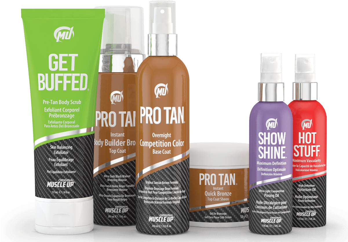 Body Builder Competitor Kit - Pro Tan Bodybuilding (1200x1200), Png Download