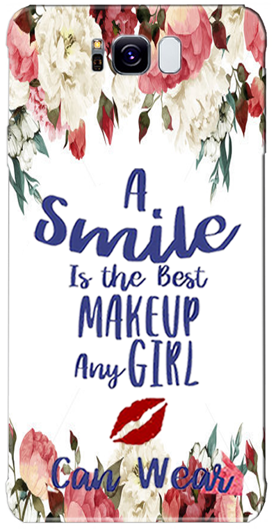 Galaxy S8 Plus Cute Girl Quotes Designer Printed 3d - Samsung Galaxy (700x760), Png Download