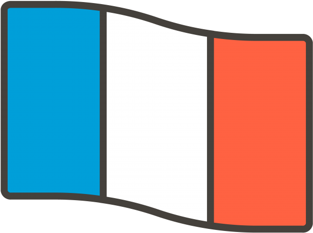 France Flag Emoji Png Transpa Pngimage - J Aime Le Français (866x650), Png Download
