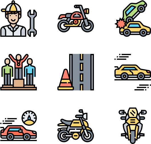 Motor Sports - Human Icon Color Png (600x564), Png Download
