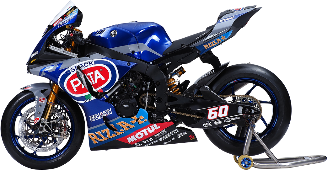 Yamaha Yzf R1 - Pata (1090x870), Png Download