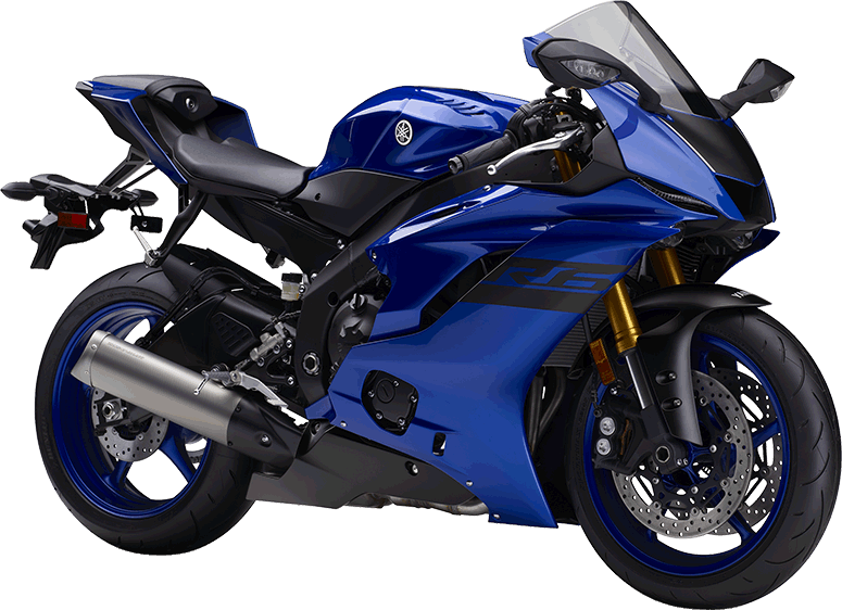 School Bikes And Riding Gear - Yamaha R6 2017 Black (775x562), Png Download