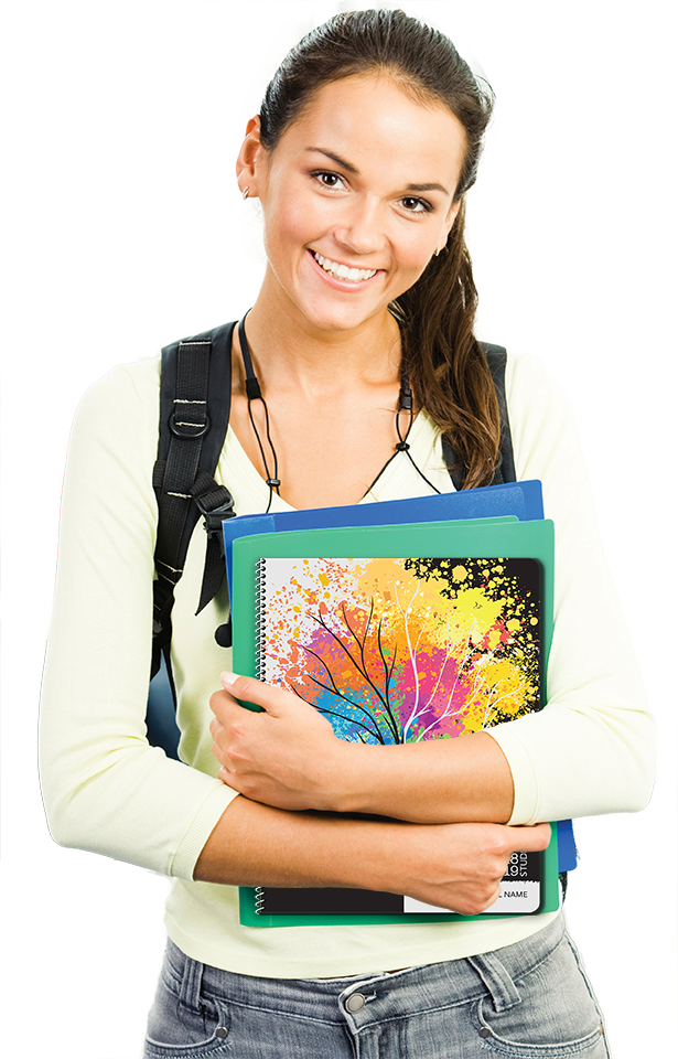 Personalized Meridian Student Planners - Girl (615x960), Png Download