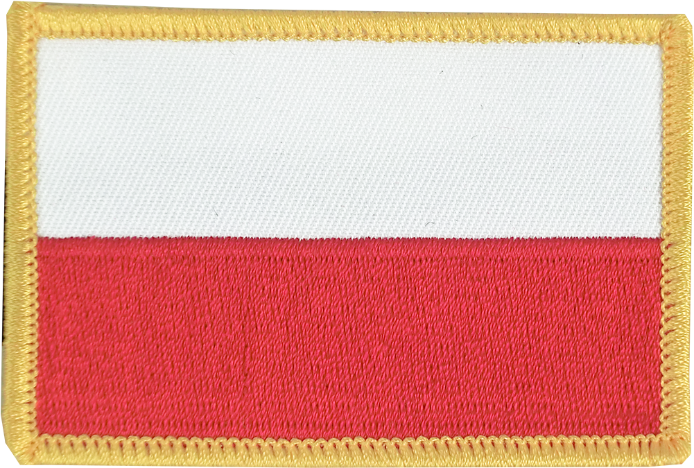 Flag Patch Poland Royal Flags - Poland Flag Patch Png (1500x1000), Png Download