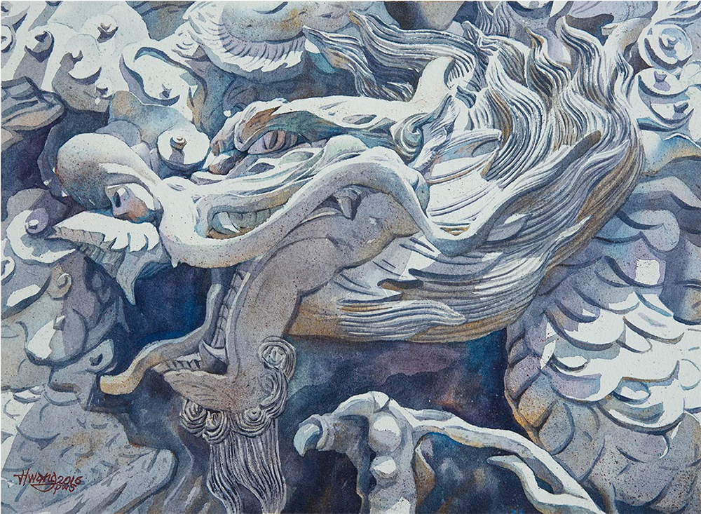 2 28 X 38 Cm Water Colour On Paper (1000x1000), Png Download