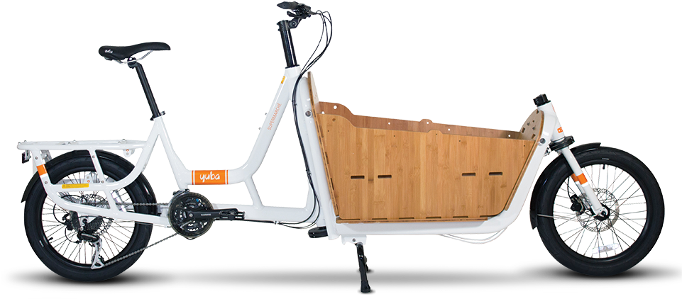 The Supermarché Is Yuba's First Front Loader Cargo - Yuba Supermarche Bike (960x487), Png Download