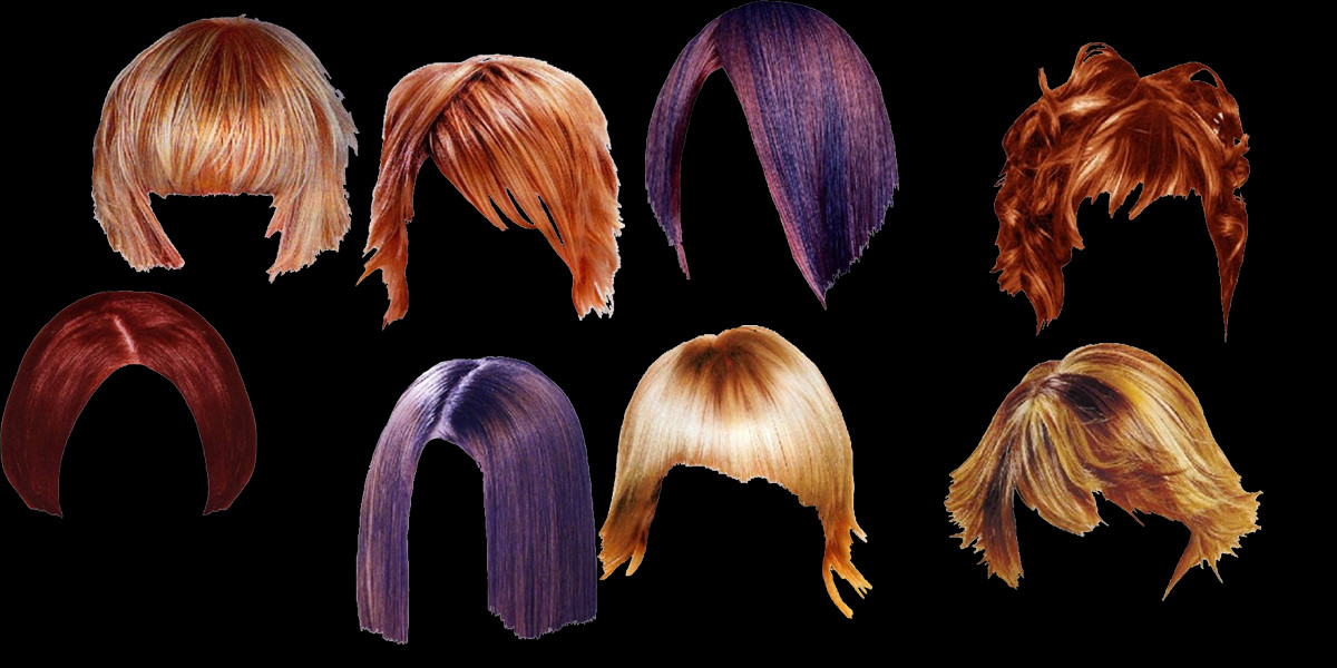 Wig Png Images - Templates For Photoshop (1200x600), Png Download