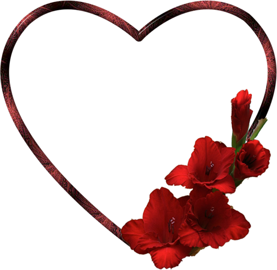Heart Sticker - Cadre En Coeur Pour (1024x955), Png Download