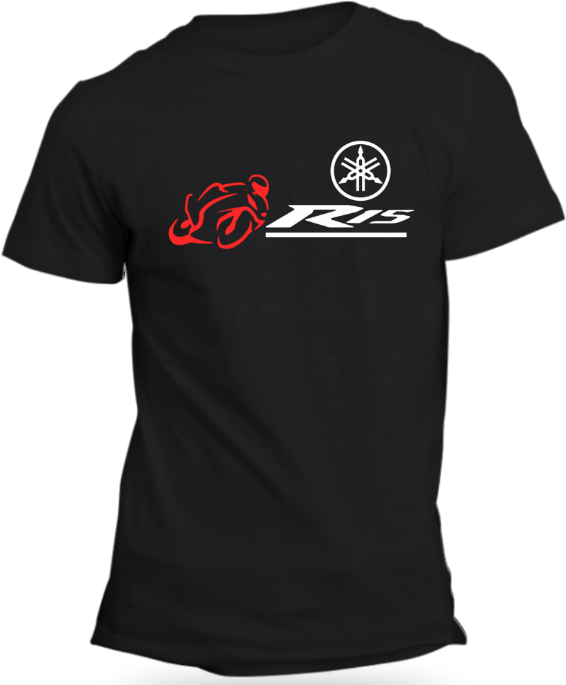 Yamaha R15 Riders Black Half Sleeve T-shirt - T Shirt Yamaha Y15 (1000x1000), Png Download