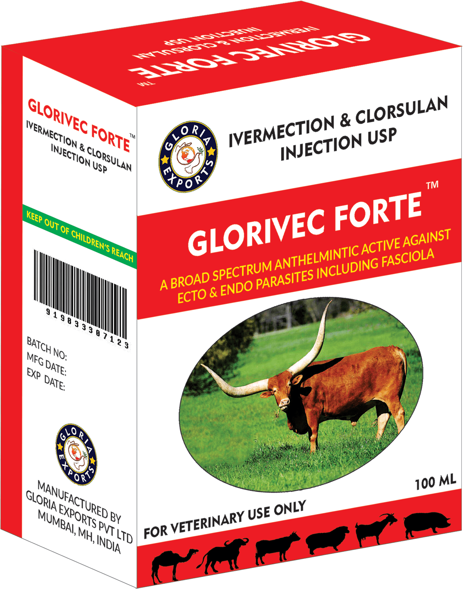Ivermectin And Clorsulan Injection (2000x2000), Png Download