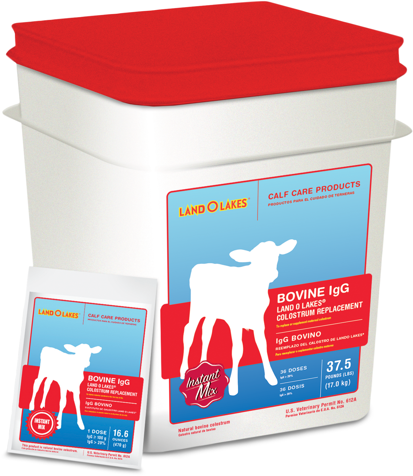 Land O Lakes® Bovine Igg Colostrum Replacement For - Goat (1721x1788), Png Download