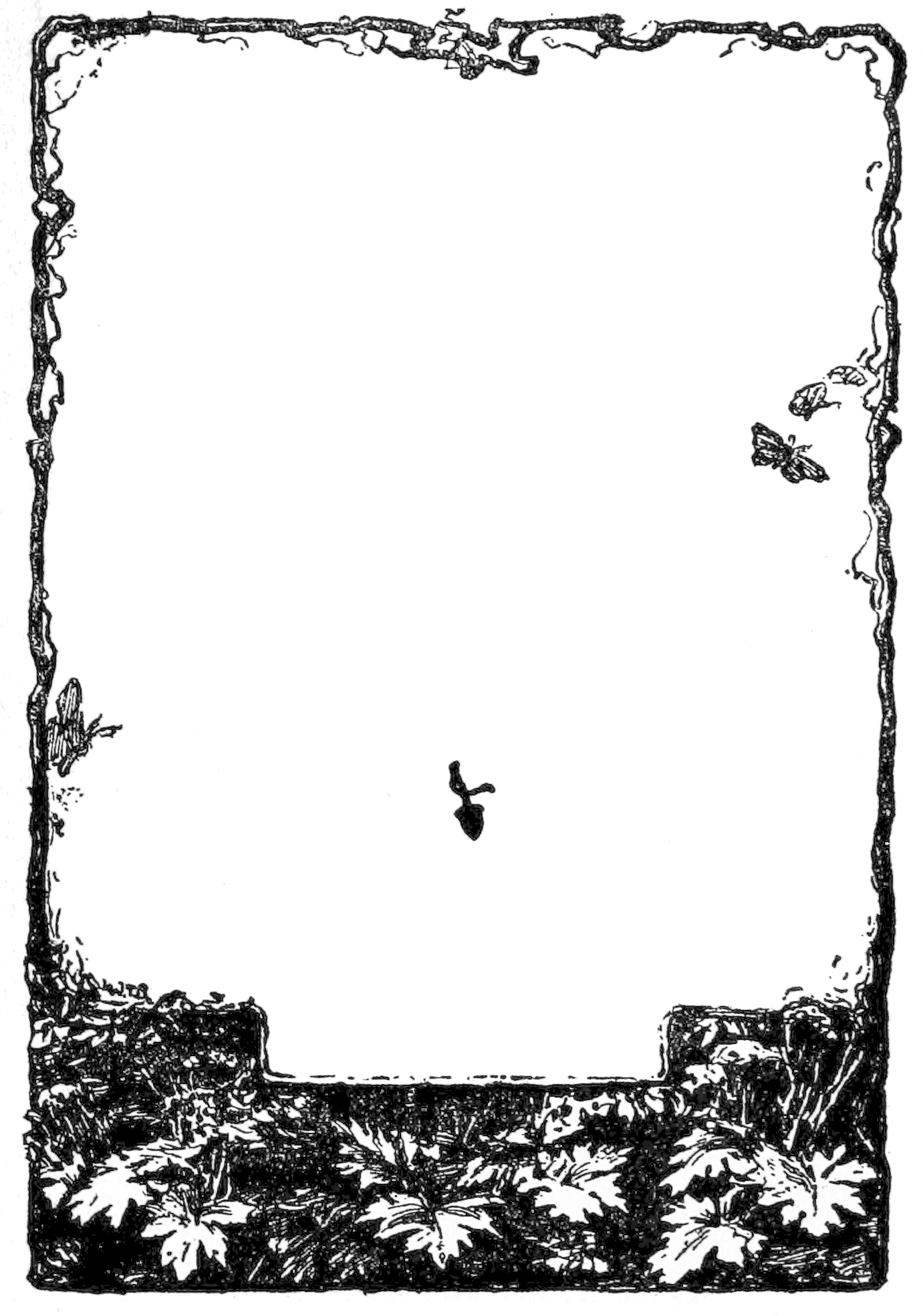 Girl Of The Limberlost -title Page Decoration - A Girl Of The Limberlost (1381x1969), Png Download