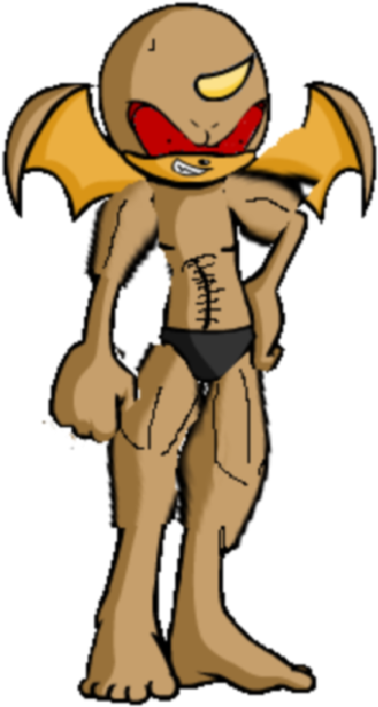 Juggernaut The Oni - Sonic Oc Katana (416x786), Png Download