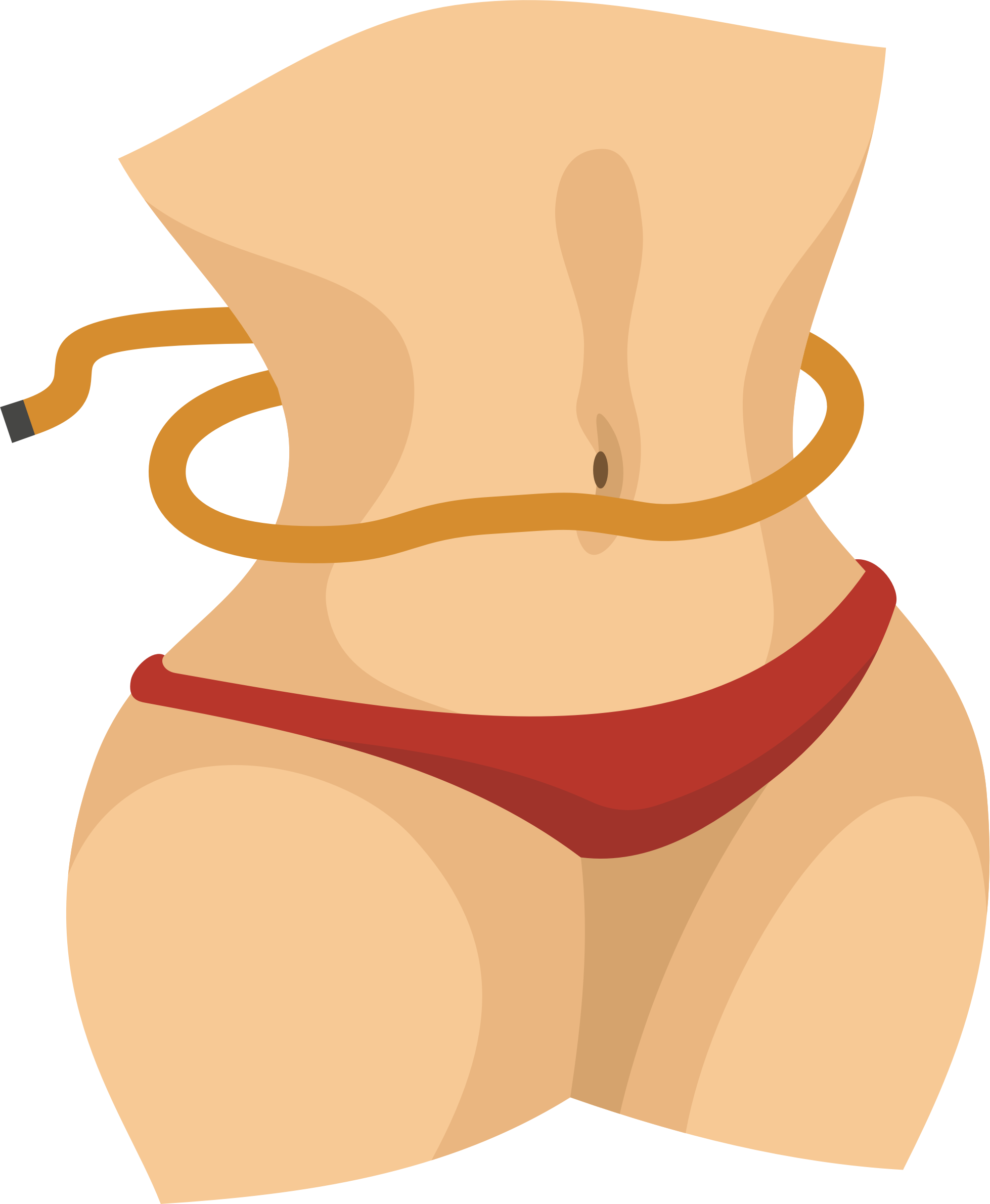 Big Image - Slim Waist Clipart (1958x2381), Png Download