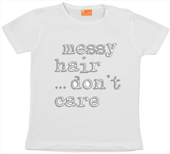 Messy Hair, Don't Care - Gucci T Shirt 2107 (768x500), Png Download