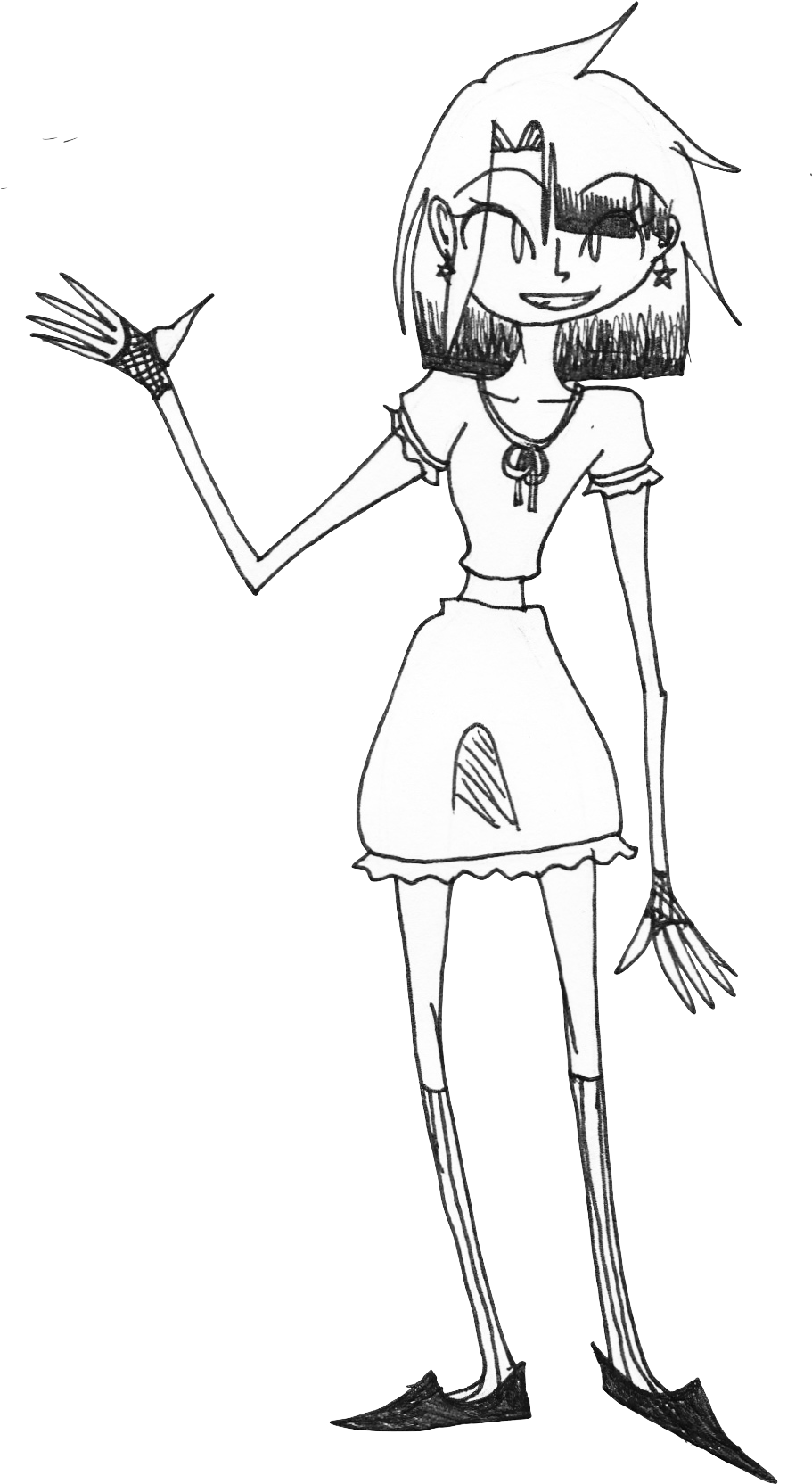 1024 X 1675 10 - Thin Drawing (1024x1675), Png Download