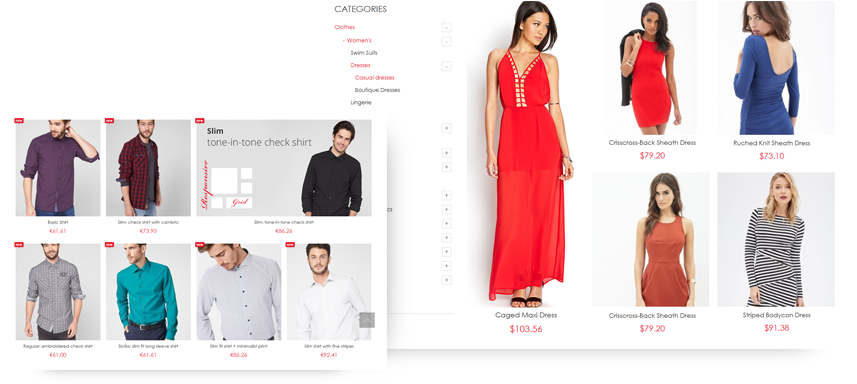 Asymmetric Product Listing - Formal Wear (857x384), Png Download
