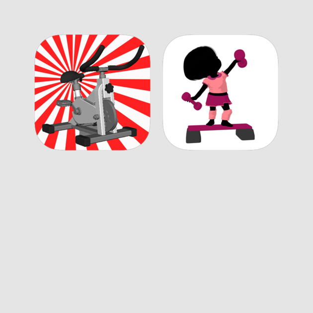 Step And Spin Class Home Gym Workout 17 - Illustration (630x630), Png Download