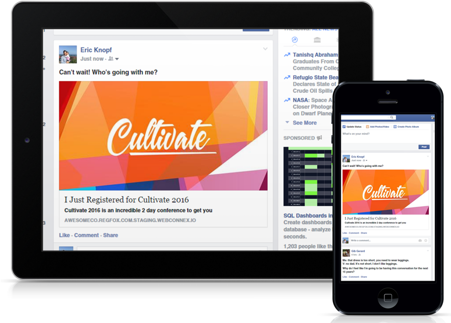 Social Ipad Iphone 2 Cropped - Iphone (900x655), Png Download