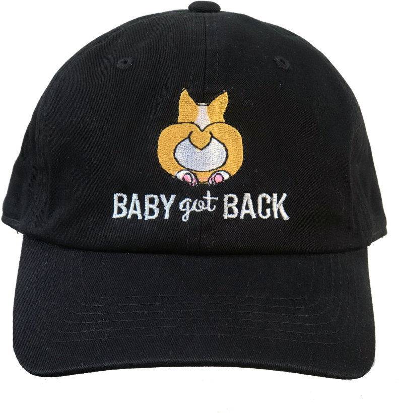 Corgi Blk (1000x1044), Png Download