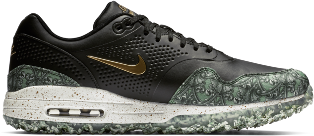 A View Of The Nike Air Max 1 Golf Grass-camo From The - Nike Air Max (768x768), Png Download